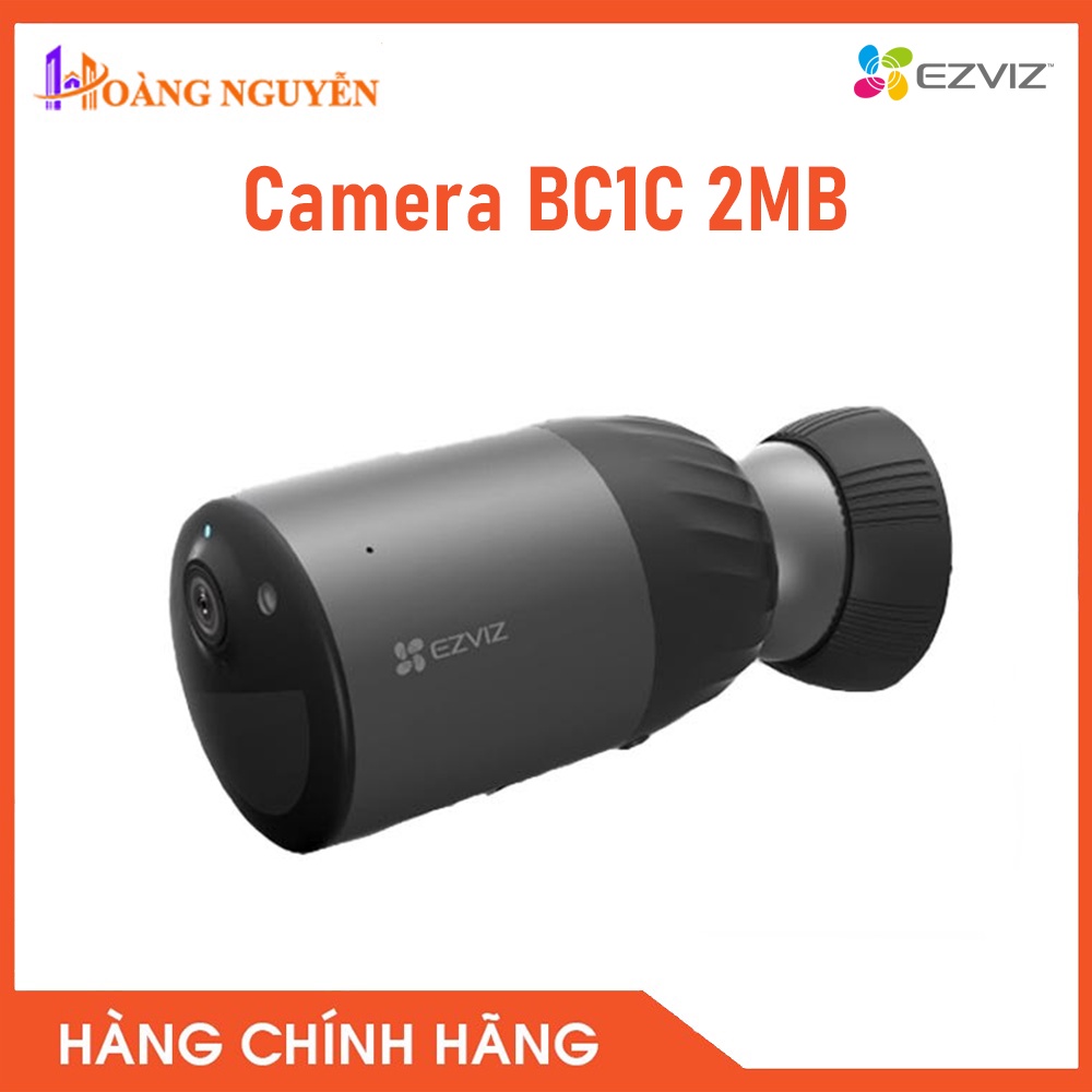 [HÀNH CHÍNH HÃNG] Camera IP Wifi Dùng Pin EZVIZ BC1C_2MP - Phát Hiện Chuyển Động, Hỗ Trợ Đàm Thoại Hai Chiều, Chuẩn IP66