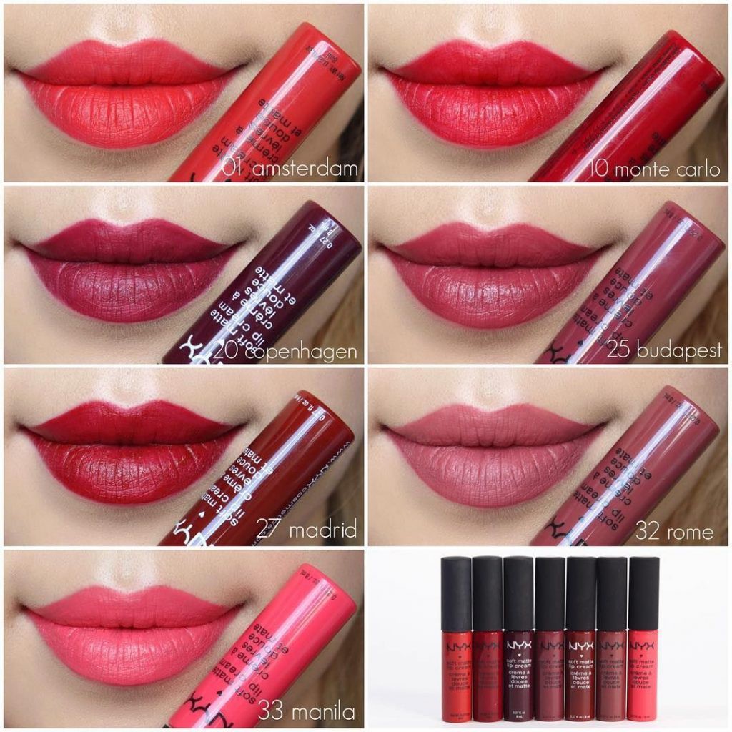 Son Nyx soft matte lip cream