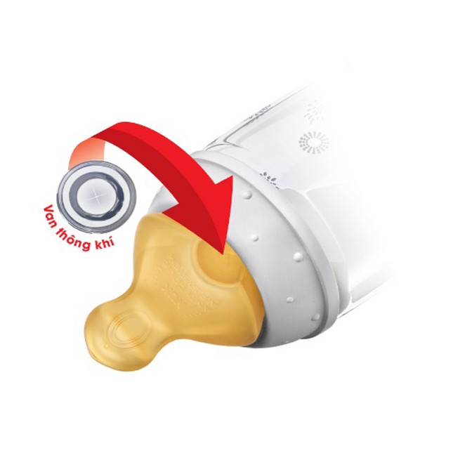 BỘ 2 NÚM TY NUK CAO SU CỔ RỘNG 0-6M/6M+