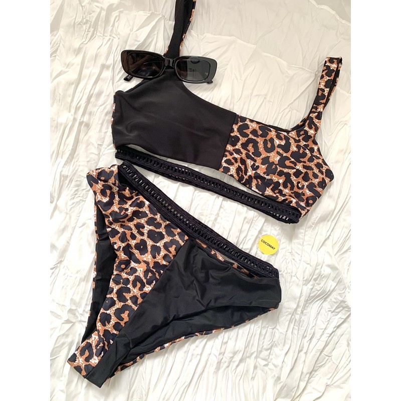 Bikini hai mảnh phối màu beo