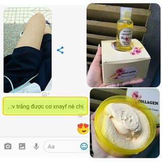 Kem body colagen