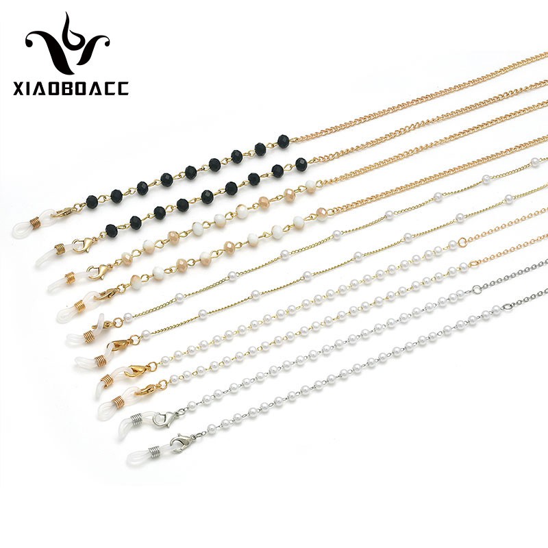 XiaoboACC Dây Đeo Khẩu Trang Chuỗi Xích Chống Mất Thời Trang Hàn Quốc