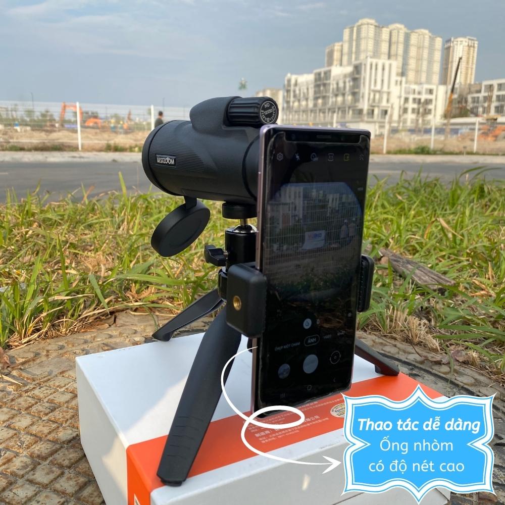 Ống nhòm 1 mắt chính hãng Bestzoom 12X50 cao cấp,mini giá rẻ chính hãng chuyên dụng săn ong du lịch