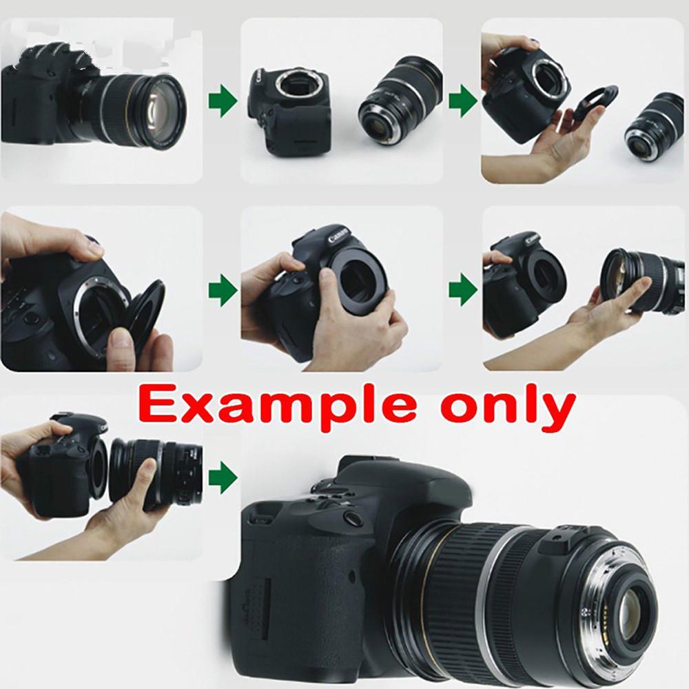 Ngàm Chuyển Đổi Ống Kính Macro Bằng Nhôm Cho Nikon Ai Sang 49 52 55 58 62 67 72 77mm