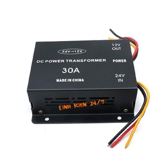 Bộ Đổi Nguồn 24V Xuống 12V 30A (Loại Tốt)