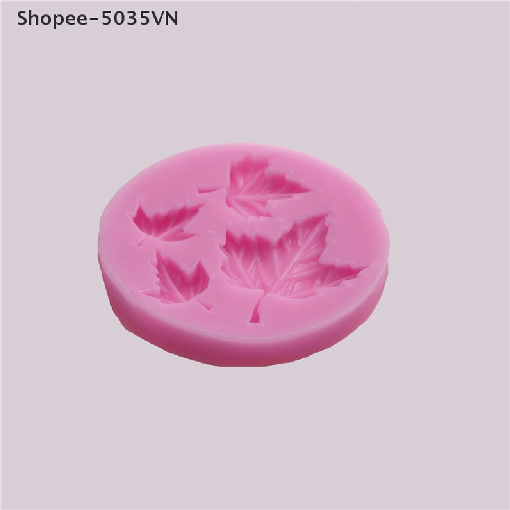 Khuôn Silicone Làm Bánh Kẹo Hình Lá Phong 1.vn