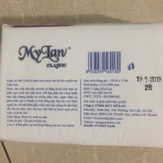 Giấy ăn lụa rút My Lan loại 1