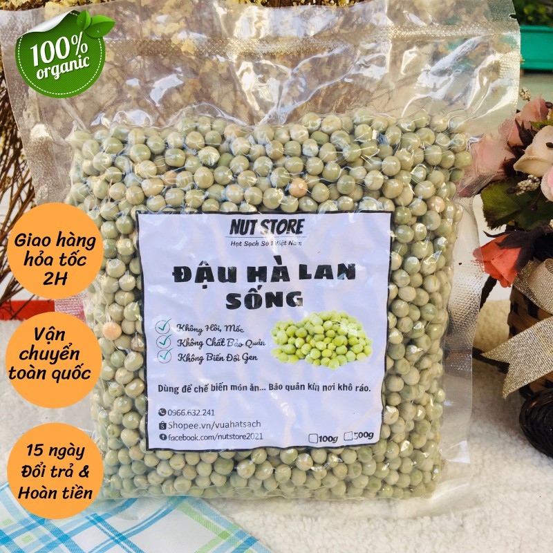 Đậu hà lan hữu cơ ăn dặm cho bé Nut Store 500g