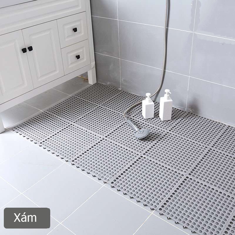 [GIÁ TỐT NHẤT] Tấm lót sàn nhà bếp, nhà tắm chống trượt, kháng khuẩn kích thước 30*30cm (lucio Store)