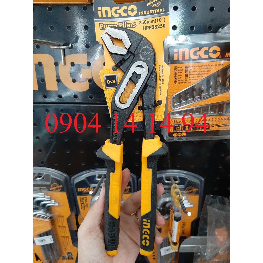 Kềm mỏ quạ dài 250mm INGCO HPP28250