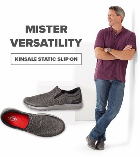 Giày skinsale static slip on