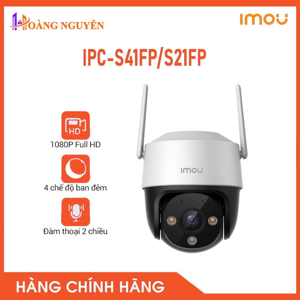 [HÀNG CHÍNH HÃNG] Camera Wifi PT Full Color 4.0MP IPC-S41FP/S21FP