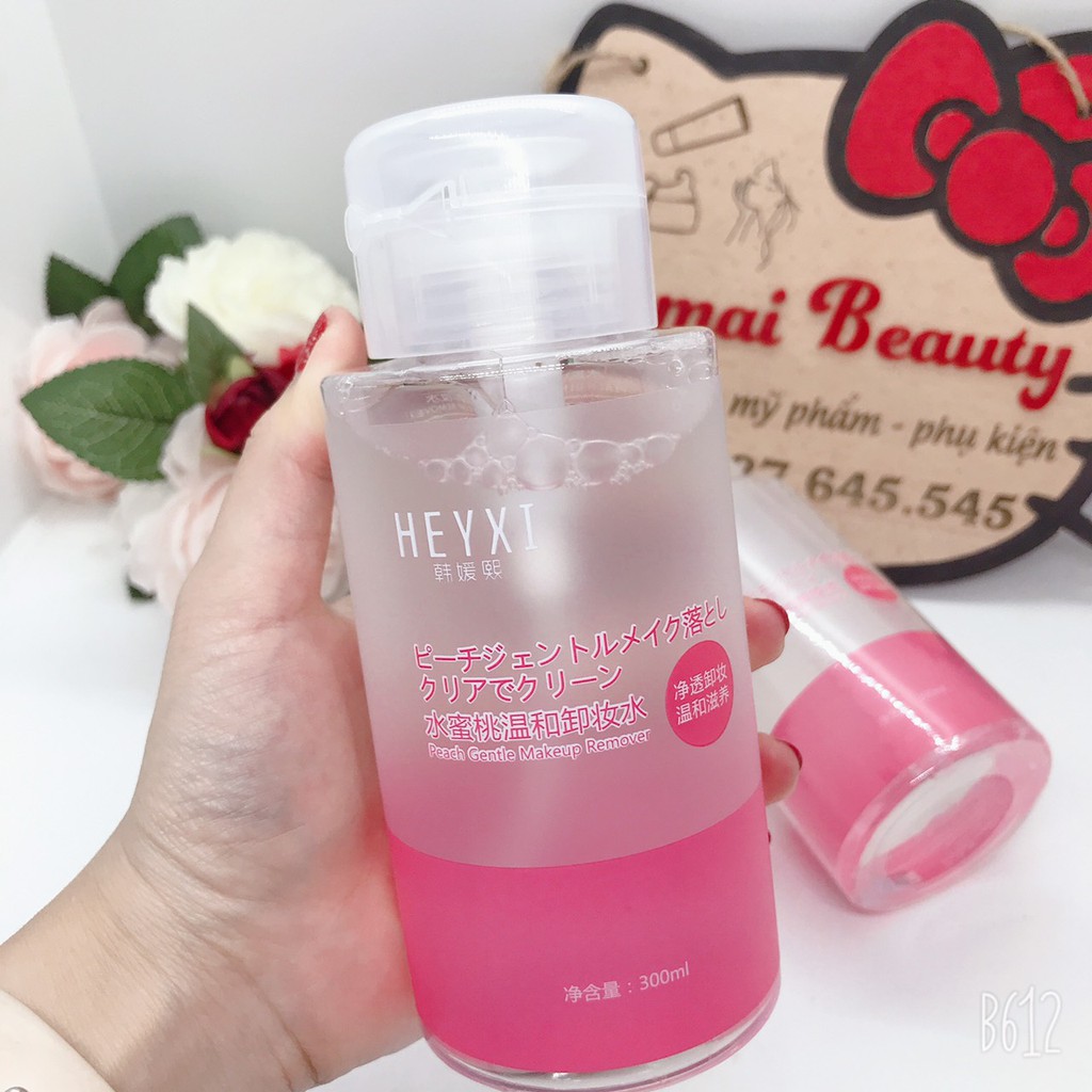 Một Chai Nước Tẩy Trang Nhẹ Dịu Tinh Chất Đào Heyxi 300ML | BigBuy360 - bigbuy360.vn