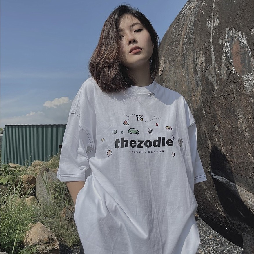 Áo thun THEZODIE Travel Season / Color White