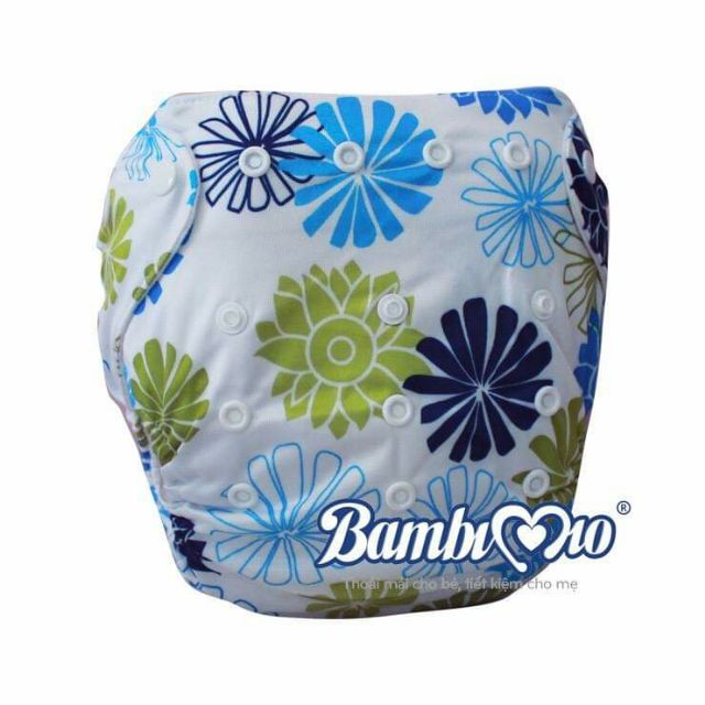 Bỉm/Tã vải Bambi Mio ngày siêu tiết kiệm size M (3-16kg)