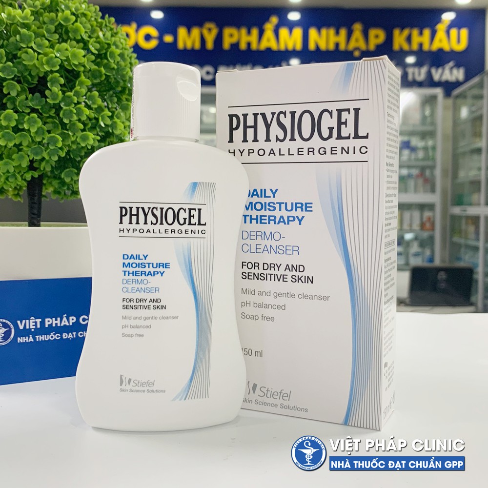 Sữa Rửa Mặt Dịu Nhẹ Dành Cho Da Khô, Da Nhạy Cảm Physiogel Daily Moisture Therapy Dermo Cleanser