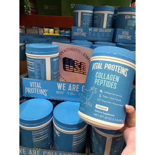 [ ĐỦ BILL STORE + AIR] Collagen Thủy Phân Vital Proteins Collagen Peptides Unflavored 680g _ Live mua hàng tại Mỹ