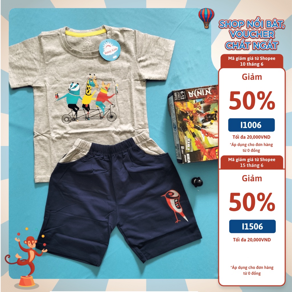 ĐỒ BỘ COTTON CHÍNH PHẨM CHO BÉ TRAI 5 ĐẾN 14 TUỔI - HÀNG CO GIÃN 4 CHIỀU SIÊU MỀM MỊN, THOÁNG MÁT