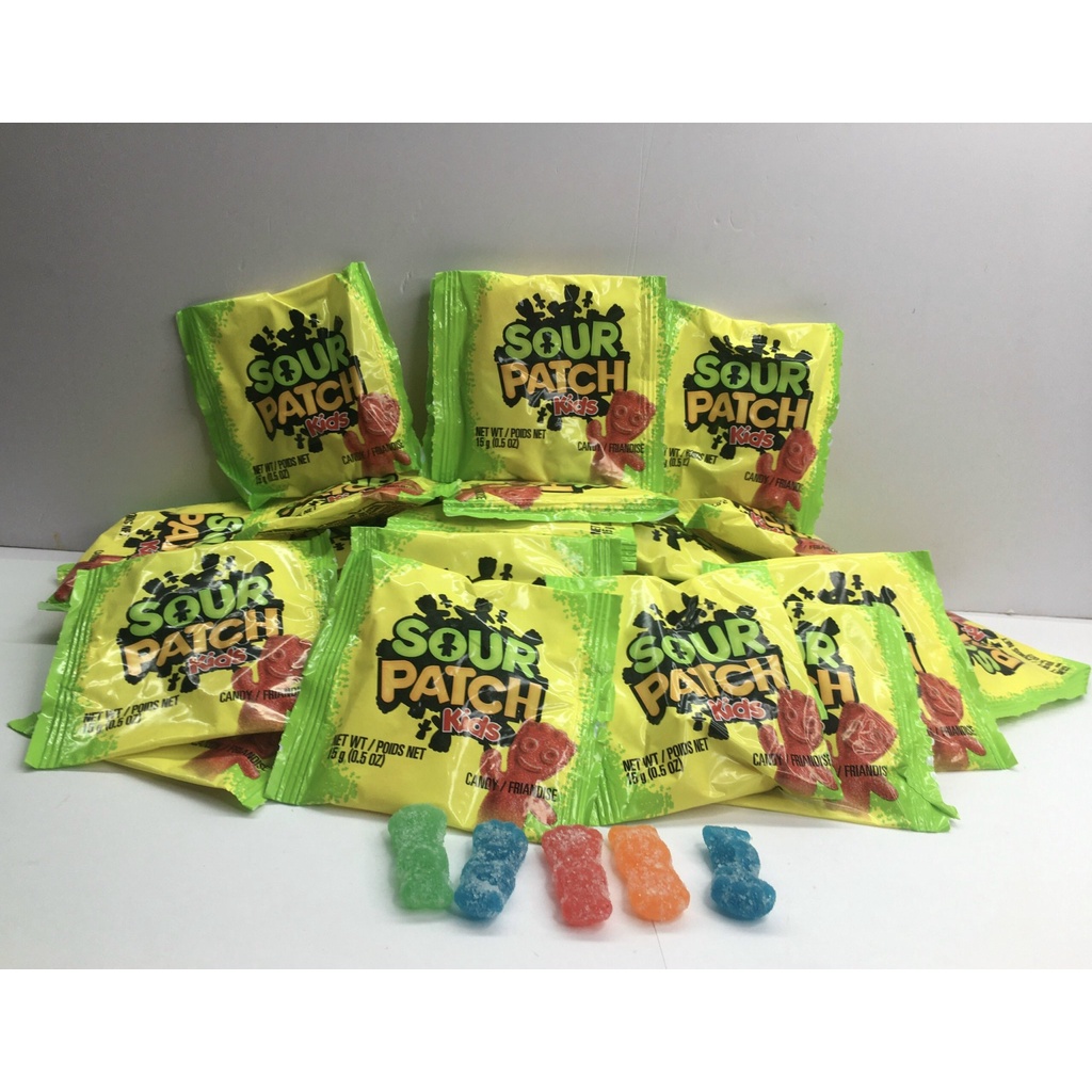 Kẹo mỹ Skittles Haribo Swedish Fish Starburst Sour Patch Stwizzlers Sour Punch Airheads Jolly