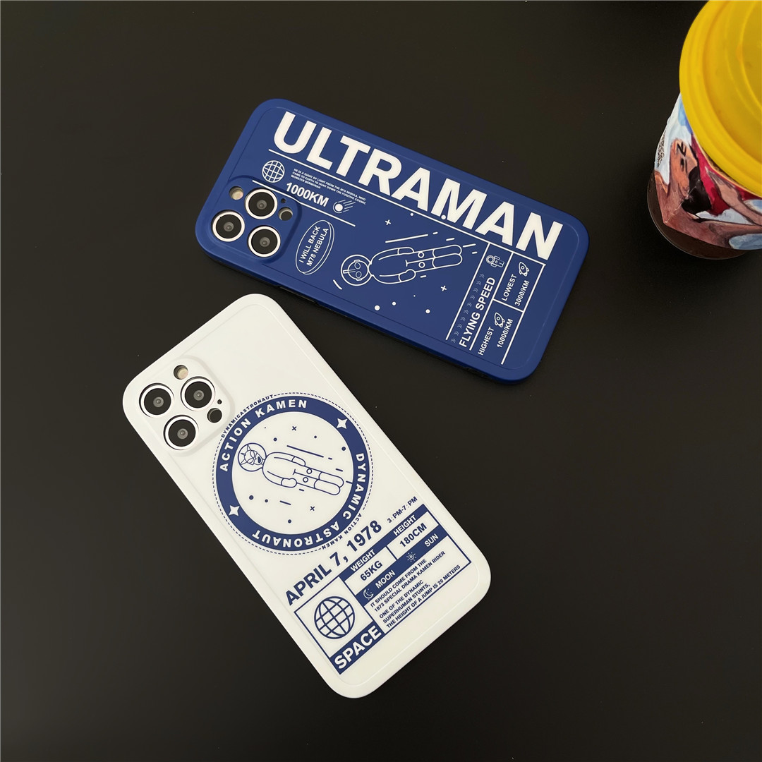 Ốp điện thoại nhựa dẻo họa tiết phi hành gia hoạt hình đáng yêu cho IPHONE 12MINI 11PROMAX 7/8PLUS SE2020 X/XS XR XSMAX | BigBuy360 - bigbuy360.vn