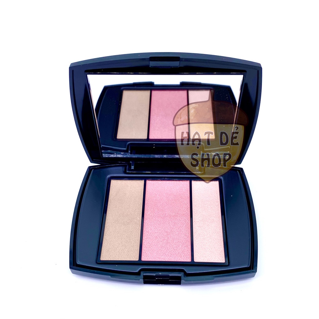 Lancome Bộ Kit 3in1 Blush Subtil Palette 2g #323 Rose Flush (Tạo Khối/Má Hồng/Hightlighter)-Hàng Chính hãng