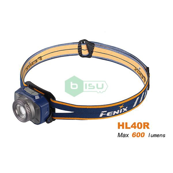 ĐẠI LÝ ĐỘC QUYỀN FENIX - Đèn pin đội đầu Fenix - HL40R - 600 Lumens (Ánh sáng trắng)