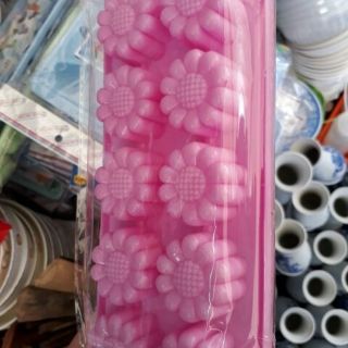 Khay Làm Rau Câu, Đá Hình Hoa Cúc 10 Viên Đẹp