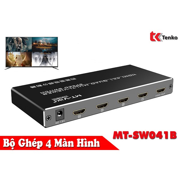 Bộ Gộp switch HDMI 4 vào 1 ra MT-SW041B