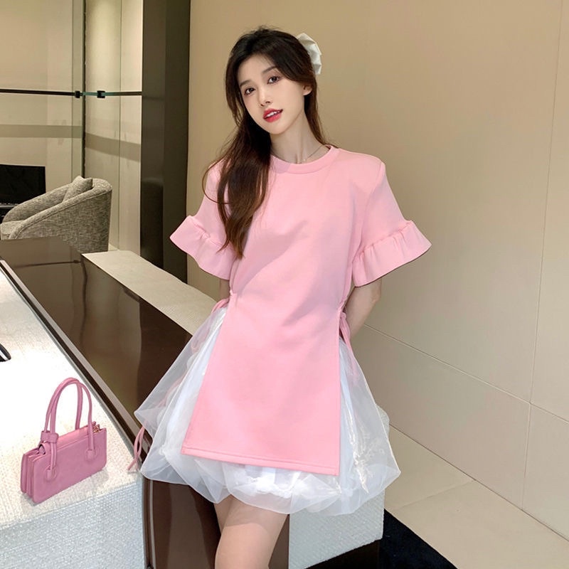 SET ÁO XẺ TÀ MIX CHÂN VÁY VOAN 💕 DÁNG XOÈ BỒNG BỀNH 💕 PHONG CÁCH HÀN QUỐC DỄ THƯƠNG