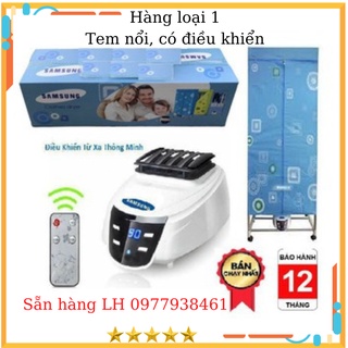 Tủ sấy quần áo Samsung có điều khiển từ xa, Máy sấy quần áo Nineshield diệt khuẩn cao cấp chính hãng