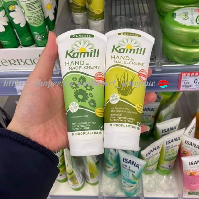Kem dưỡng da tay và móng tay Kamill 100ml & 150ml