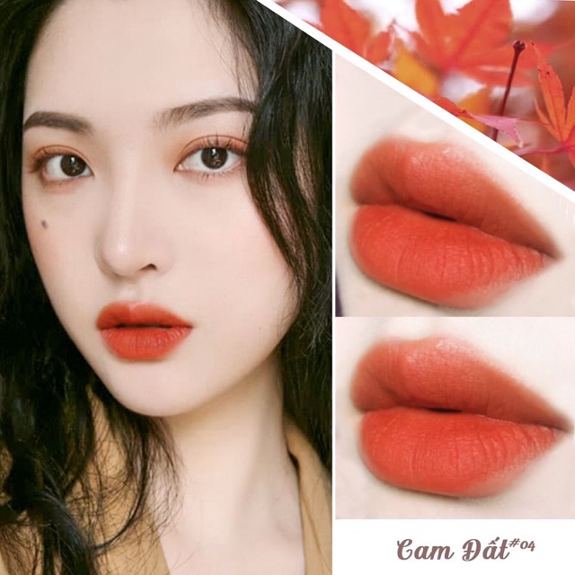 💄SON MIA CHÍNH HÃNG -#4 CAM ĐẤT SON LÌ, KHÁNG NƯỚC🌹