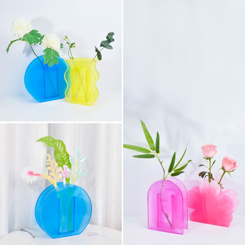 Khuôn Làm Chậu Hoa Resin Thủ Công DIY Bằng Resin