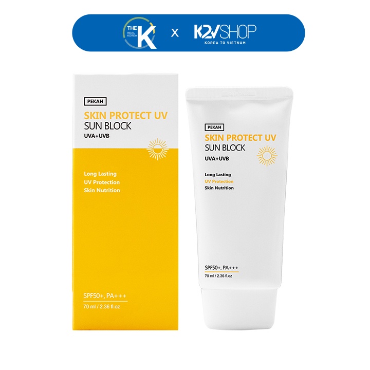 Kem Chống Nắng Dưỡng Trắng PEKAH Skin Protect UV Sun Block Suncream 70ml