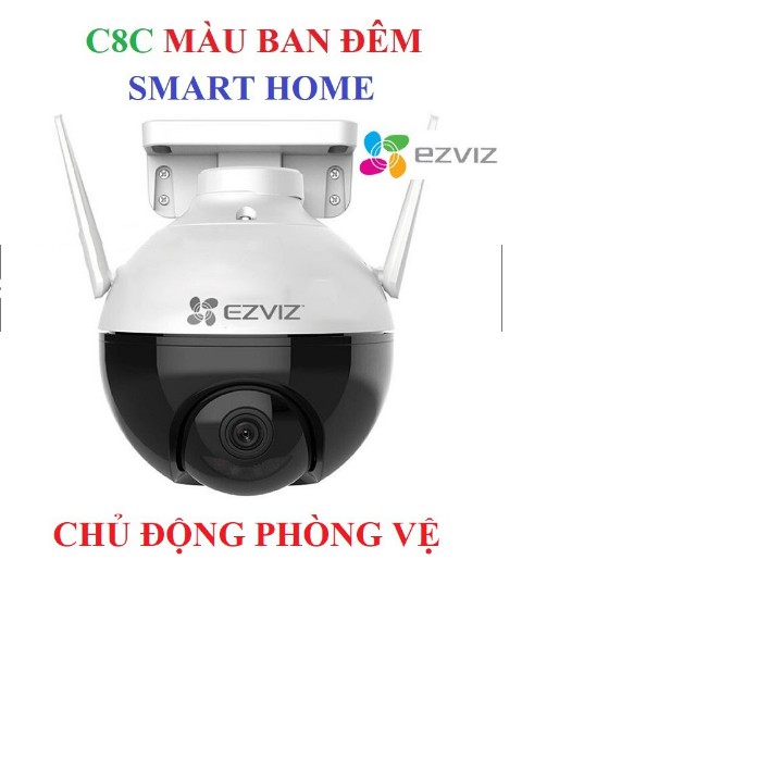 Camera 2M WIFI (Xoay) Ngoài Trời EZVIZ C8C Màu Ban Đêm Thông Minh 1080P c3wn c3w c6n c6cn c1c a22ep c22ep