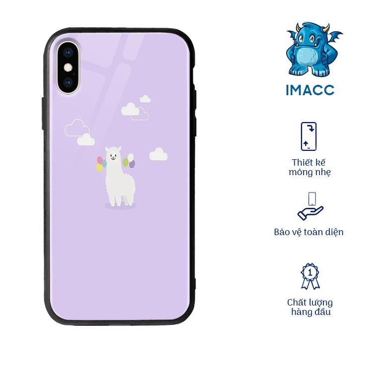 ốp iphone 5 lạc đà cổ dài đẹp đẳng cấp imacc cho iphone 11pro/se/6/6s/7/8plus/x/xs/max/xr