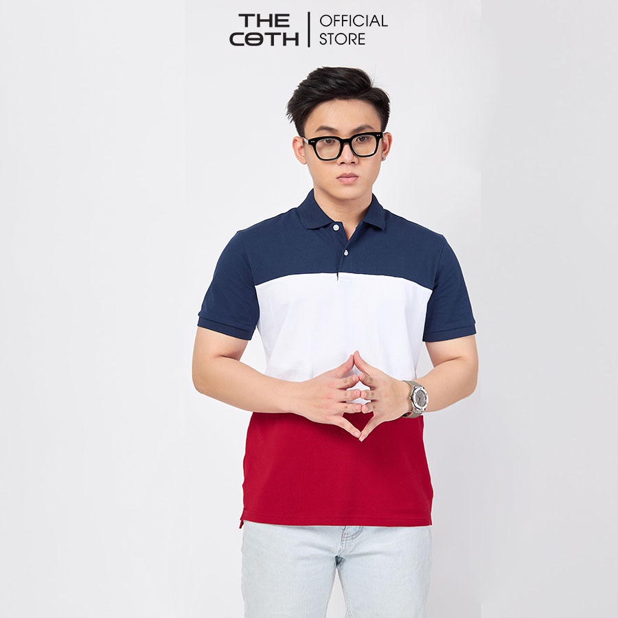 Áo Polo Nam Chính Hãng phối màu cực đẹp chất vải Cotton cao cấp phong cách sang trọng trẻ trung Thương Hiệu THE COTH