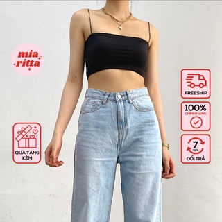 Áo croptop Mia Ritta 2 dây quai mảnh 2 lớp A1887