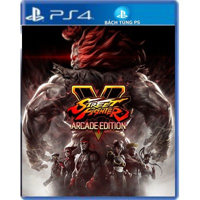 [Mã 252ELSALE hoàn 7% xu đơn 300k] Đĩa Game PS4: Street Fighter 5 Arcade Edition