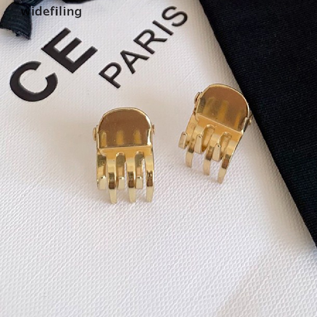 Set 2 Kẹp Tóc Càng Cua mini Bằng Đồng Cổ Điển