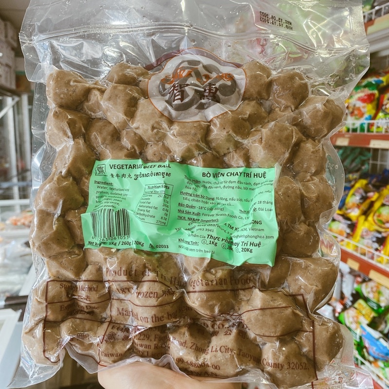 (HÀNG LẠNH CHỈ GIAO TPHCM)BÒ VIÊN CHAY HÀNG NGON 250G