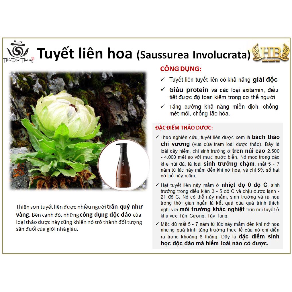 Dầu gội thảo dược Thủ Đạo Thang 300ML