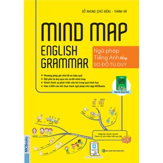 Sách - Mindmap English Grammar - Ngữ Pháp Tiếng Anh Bằng Sơ Đồ Tư Duy Cho Người Học Căn Bản