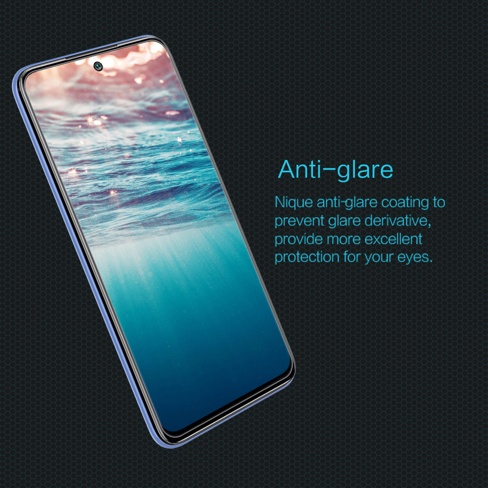 Kính cường lực Nillkin Amazing H 0.33mm 9H trong suốt chống lóa bảo vệ màn hình cho Xiaomi POCO M3 Pro/Redmi Note 10 5G