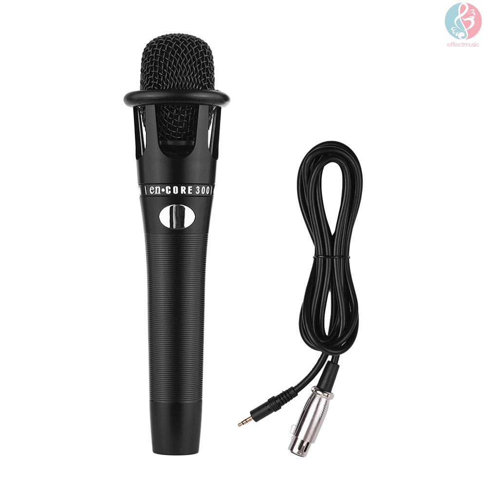 Micro Cầm Tay Có Dây Jack Cắm 3.5mm Dùng Để Hát Karaoke / Phát Sóng Trực Tiếp