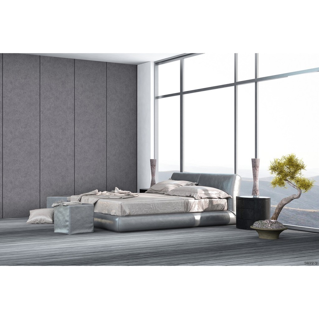 Giấy Dán Tường Hàn Quốc Giả Xi Măng Vân Dọc Khổ Lớn Cao Cấp ODINX