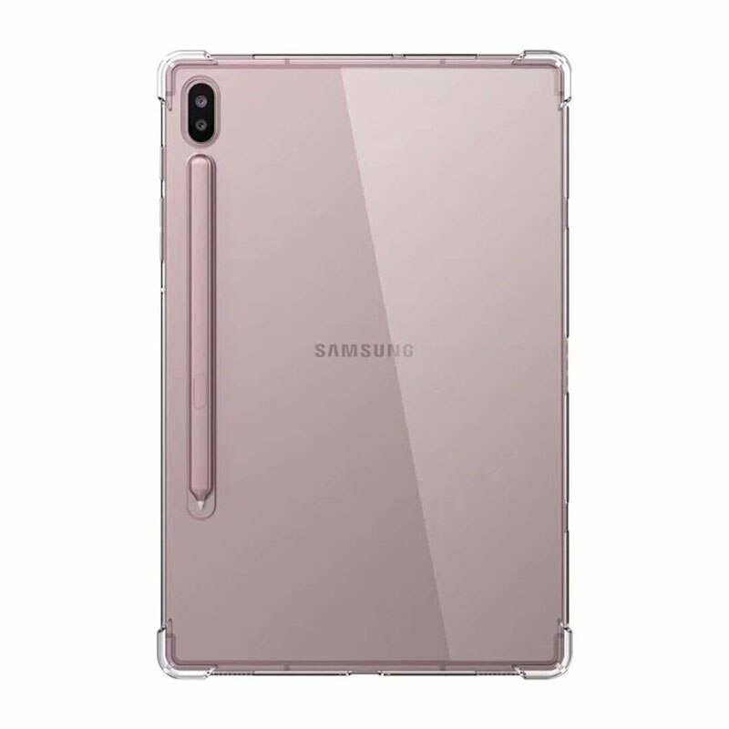 Ốp lưng Máy Tính Bảng Samsung TAB S6 10.5 T860 TAB S6 10.5 inch SM-T860 T865 2019 Chống sốc silicon chống bám Trong mờ  Vỏ, Bao
