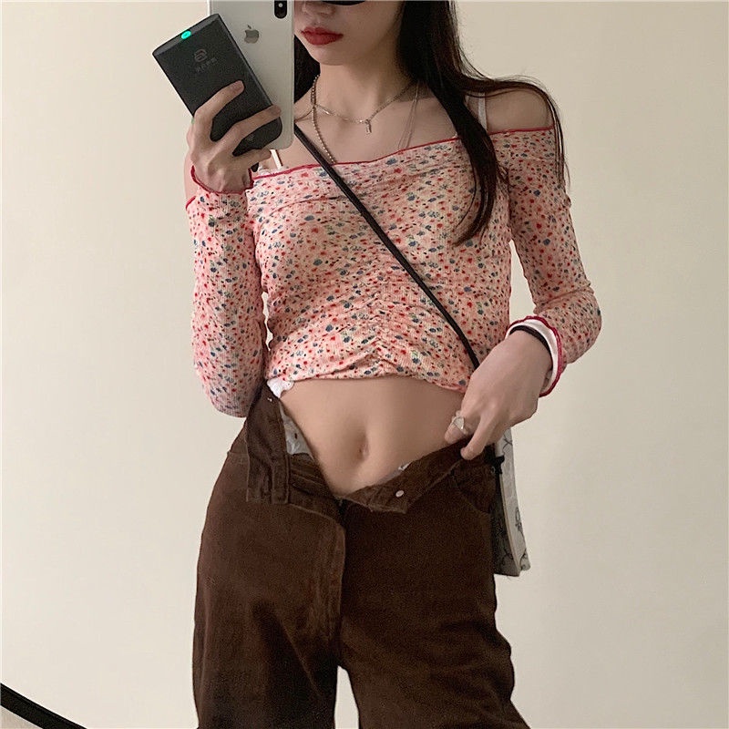 IELGY Quần Jeans Mỏng Ống Suông Eo Cao Phong Cách Hàn Quốc Sành Điệu Cho Nữ