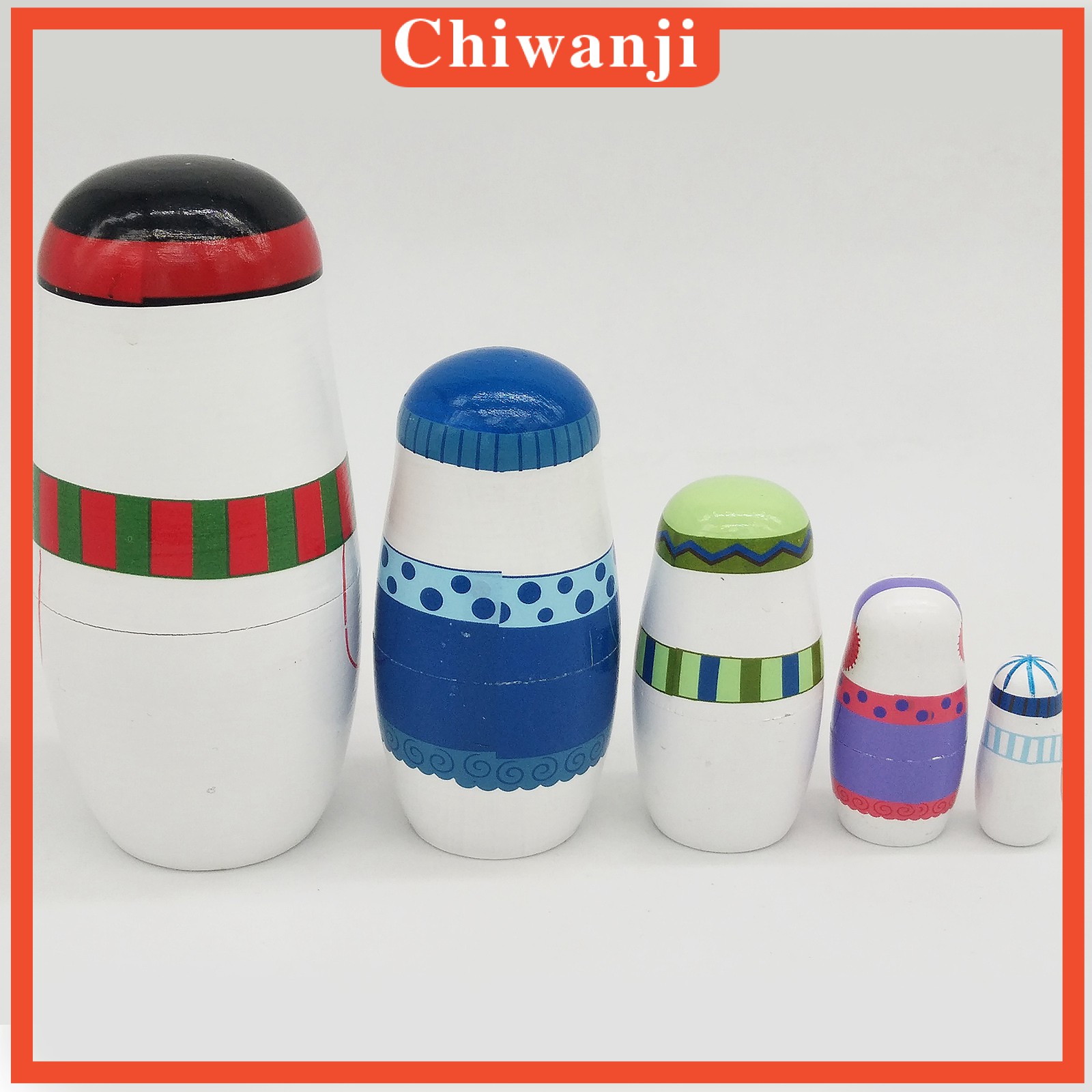 Bộ 5 Búp Bê Nga Matryoshka Bằng Gỗ