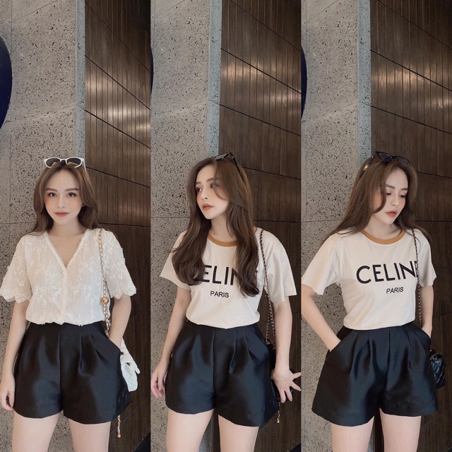 ☃️ Quần short phồng thần thánh siêu hot. 3 màu trắng, đen, be. Size S M L